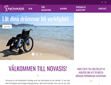 Tablet Screenshot of novasis.se